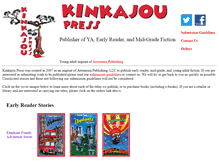 Tablet Screenshot of kinkajoupress.com